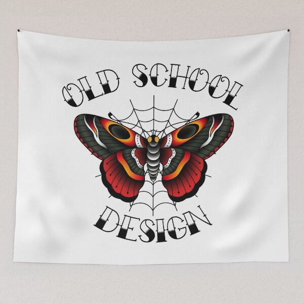 Item preview, Butterfly old school tattoo designed and sold by in2die.