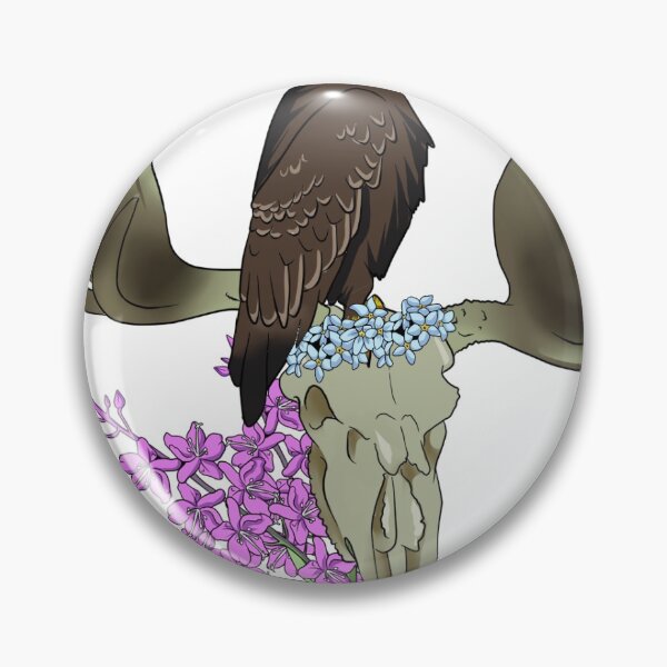 Item preview, alaskan moose and eagle  designed and sold by toxicallycat.