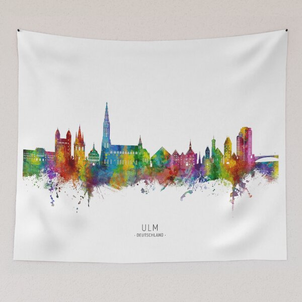 Item preview, Ulm Germany Skyline designed and sold by ArtPrints.