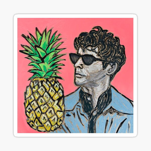 Pineapple Piano Man Sticker