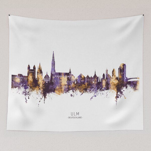 Item preview, Ulm Germany Skyline designed and sold by ArtPrints.