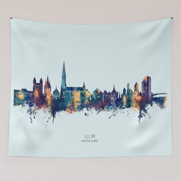 Item preview, Ulm Germany Skyline designed and sold by ArtPrints.