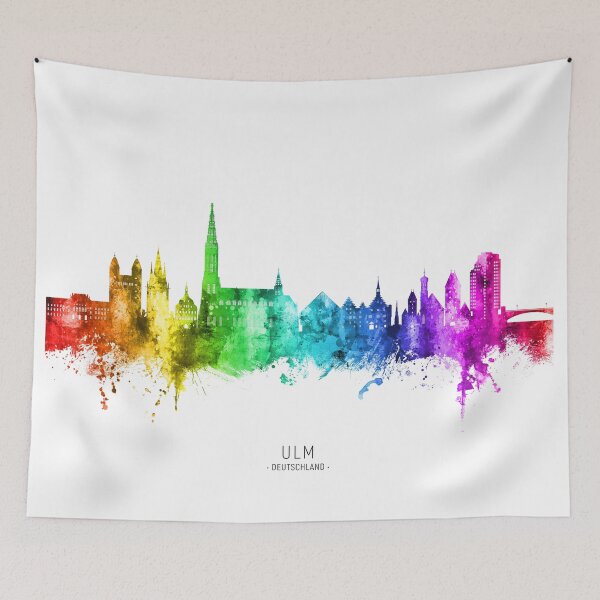 Item preview, Ulm Germany Skyline designed and sold by ArtPrints.
