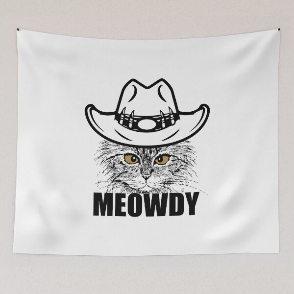 Item preview, Meowdy Texas Cat Howdy designed and sold by teemenia.