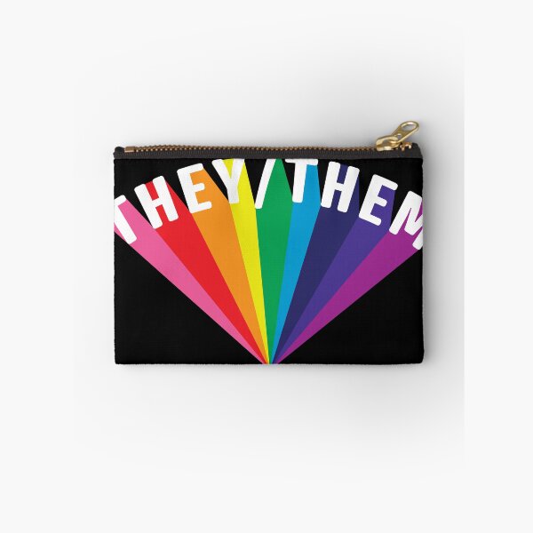 Item preview, They/Them Pronouns Rainbow Burst designed and sold by lavenderhearts.