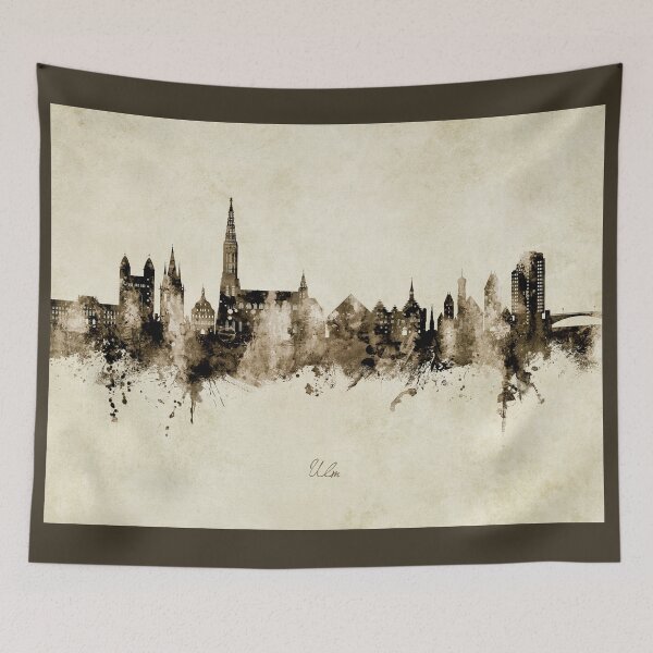 Item preview, Ulm Germany Skyline designed and sold by ArtPrints.