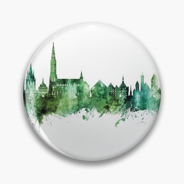 Item preview, Ulm Germany Skyline designed and sold by ArtPrints.