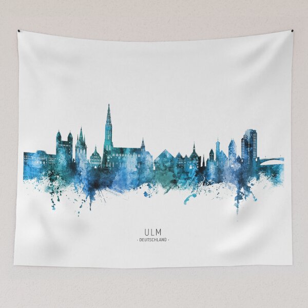 Item preview, Ulm Germany Skyline designed and sold by ArtPrints.