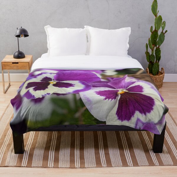 Item preview, Purple pink Pansy flowers designed and sold by SaltedFreckles.