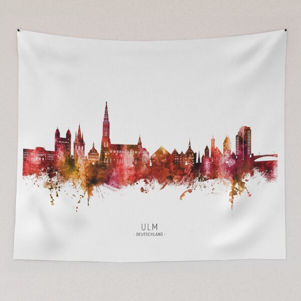 Item preview, Ulm Germany Skyline designed and sold by ArtPrints.