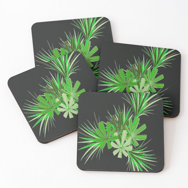 Item preview, Botanical Boho Abstract tropical leaves, nr 3,  Arty floral abstract art Design, Inspired by Nature designed and sold by Adri Barnard.
