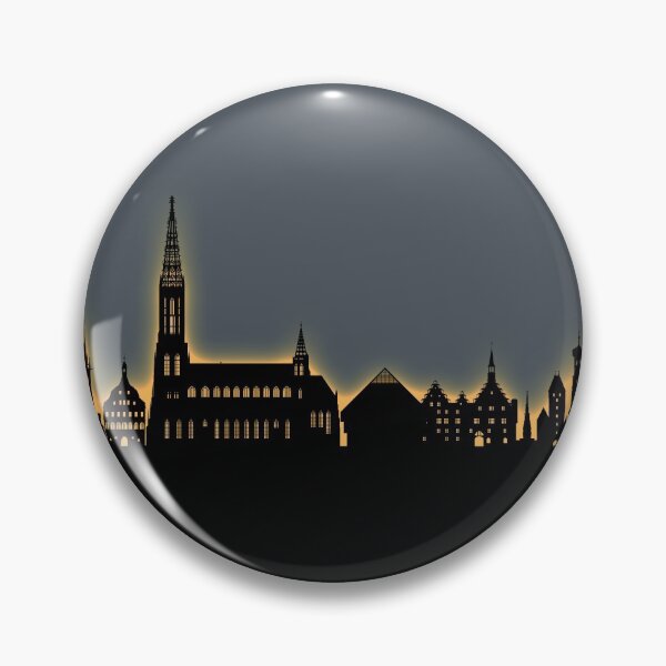 Item preview, Ulm Germany Skyline designed and sold by ArtPrints.