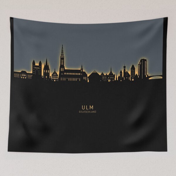 Item preview, Ulm Germany Skyline designed and sold by ArtPrints.