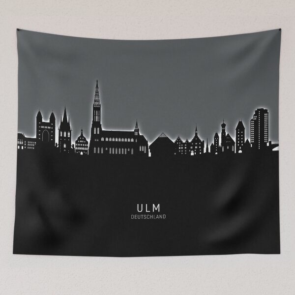 Item preview, Ulm Germany Skyline designed and sold by ArtPrints.