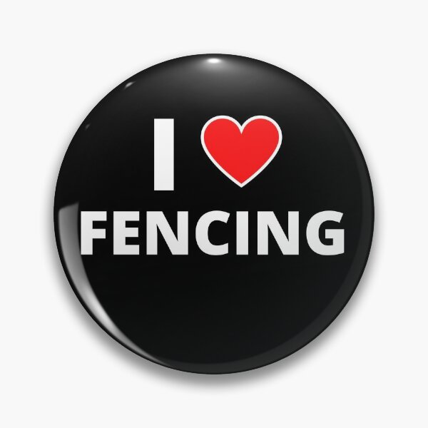 Item preview, I Love Fencing designed and sold by HobbyRoost.