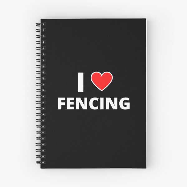 Item preview, I Love Fencing designed and sold by HobbyRoost.