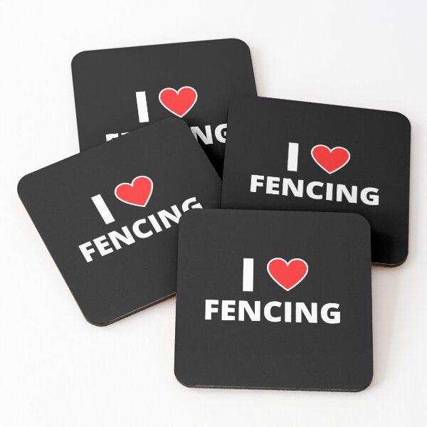 Item preview, I Love Fencing designed and sold by HobbyRoost.