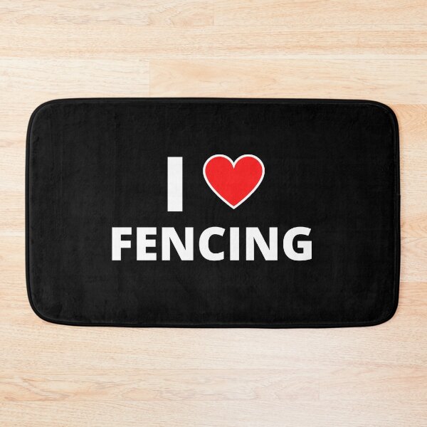 Item preview, I Love Fencing designed and sold by HobbyRoost.