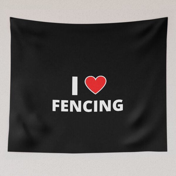 Item preview, I Love Fencing designed and sold by HobbyRoost.