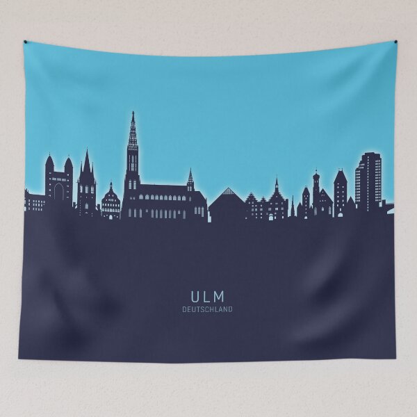 Item preview, Ulm Germany Skyline designed and sold by ArtPrints.