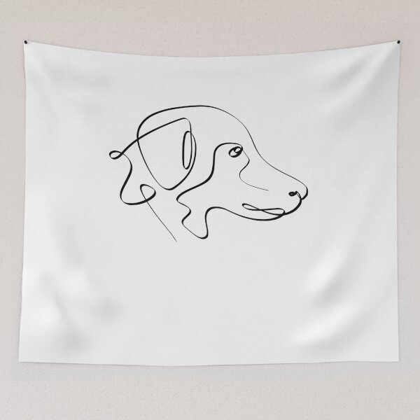 Item preview, DOG LINE ART | Pets lover | Puppy | Pitbull | Happy pet owner designed and sold by yourtravelguide.