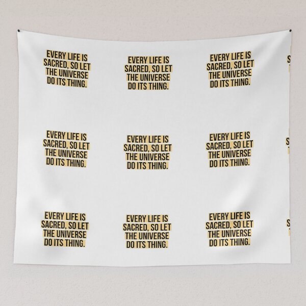 Item preview, Every life is sacred. Simple design. designed and sold by Andrew Hopgood.