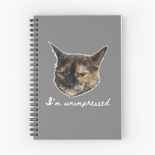 Item preview, I'm unimpressd designed and sold by Mostly All Cats Stuff.