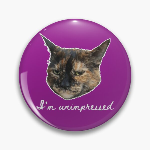 Item preview, I'm unimpressd designed and sold by Mostly All Cats Stuff.