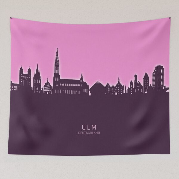 Item preview, Ulm Germany Skyline designed and sold by ArtPrints.