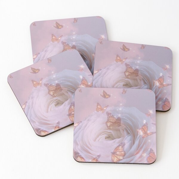 Item preview, Aesthetic Butterflies on Rose designed and sold by DripzzNorma.