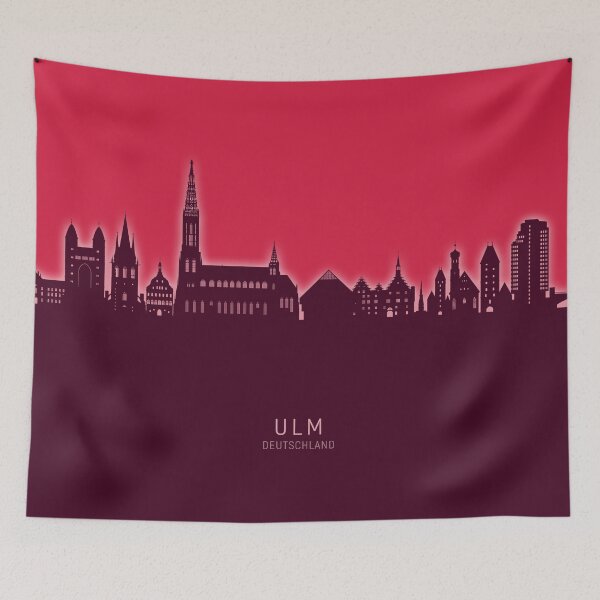 Item preview, Ulm Germany Skyline designed and sold by ArtPrints.