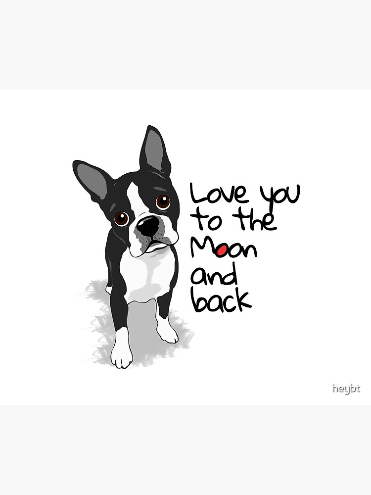 Boston terrier hot sale love