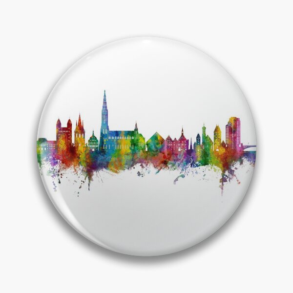 Item preview, Ulm Germany Skyline designed and sold by ArtPrints.