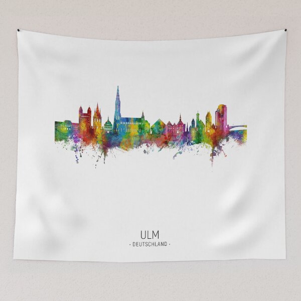 Item preview, Ulm Germany Skyline designed and sold by ArtPrints.