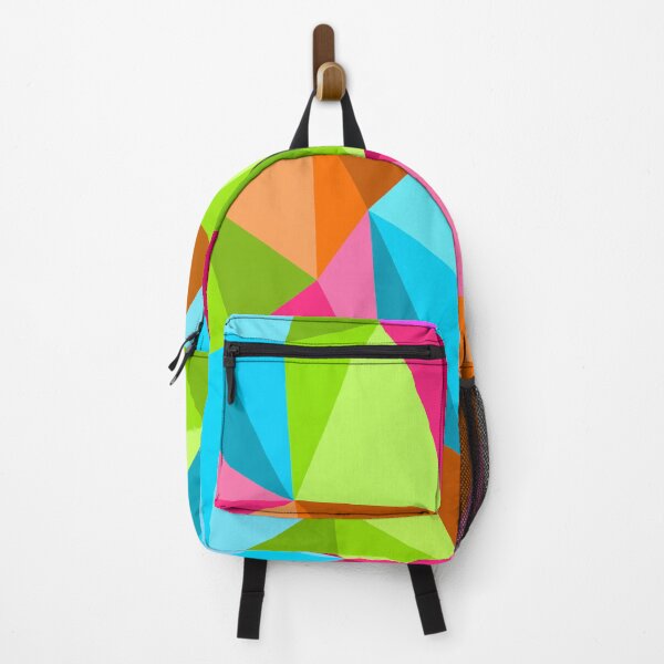 Item preview, Bright Colorful Geometric Triangle Rainbow designed and sold by phee-phee.