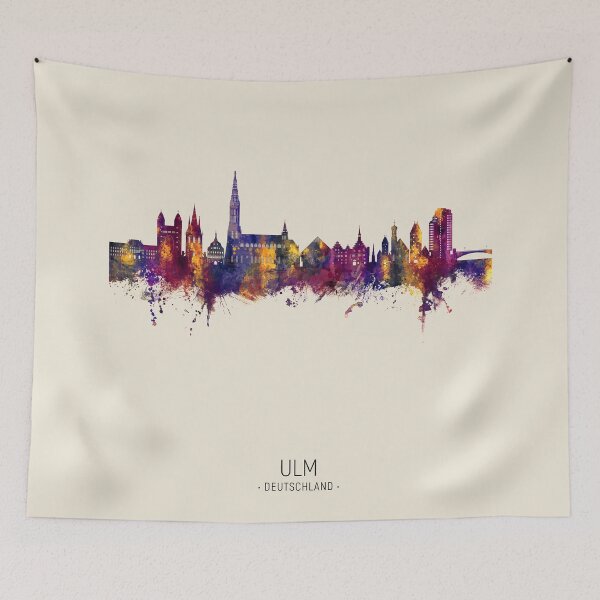 Item preview, Ulm Germany Skyline designed and sold by ArtPrints.