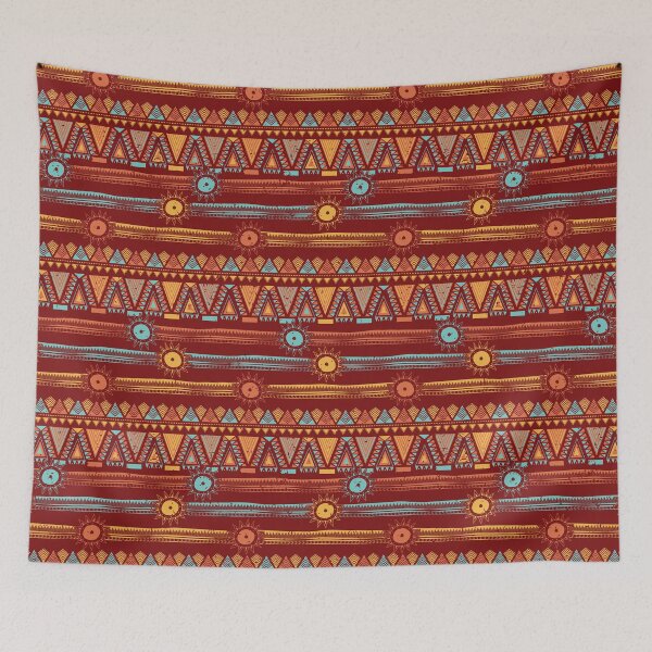 Item preview, Bohemian Tribal Red Pattern designed and sold by SoccaTamam.