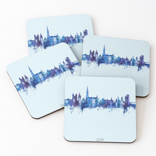 Item preview, Ulm Germany Skyline designed and sold by ArtPrints.