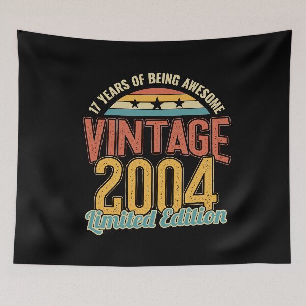 Item preview, 17th Birthday 17 Years of Being Awesome 2004 designed and sold by Hananiah Merch.
