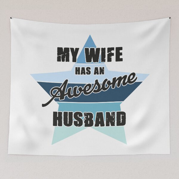 Item preview, My Wife Has An Awesome Husband Funny Husband designed and sold by Status71.