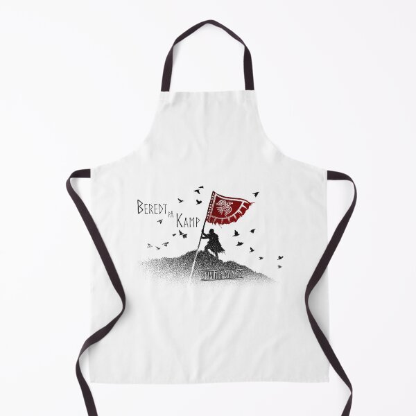 Item preview, Beredt på kamp white designed and sold by Fuimadane.