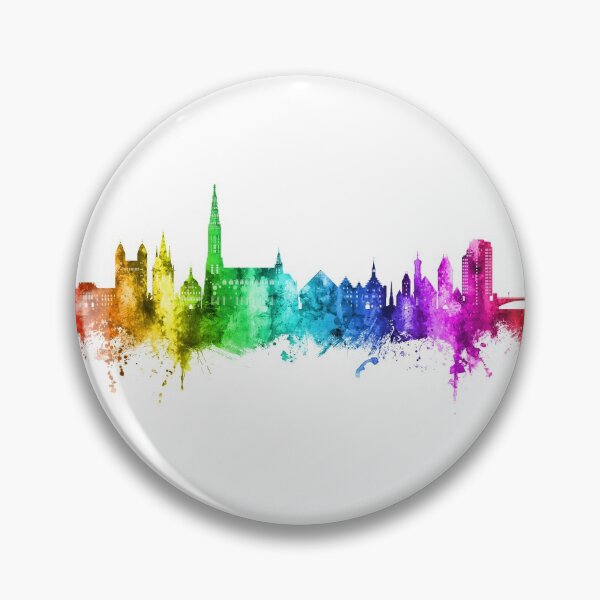Item preview, Ulm Germany Skyline designed and sold by ArtPrints.