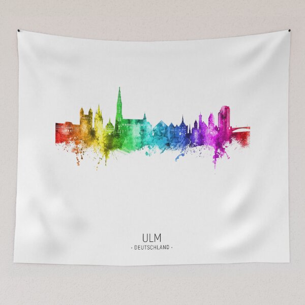 Item preview, Ulm Germany Skyline designed and sold by ArtPrints.
