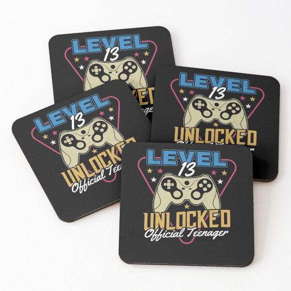 Item preview, 13 Unlocked Official Teenager 13th Birthday Level designed and sold by Hananiah Merch.