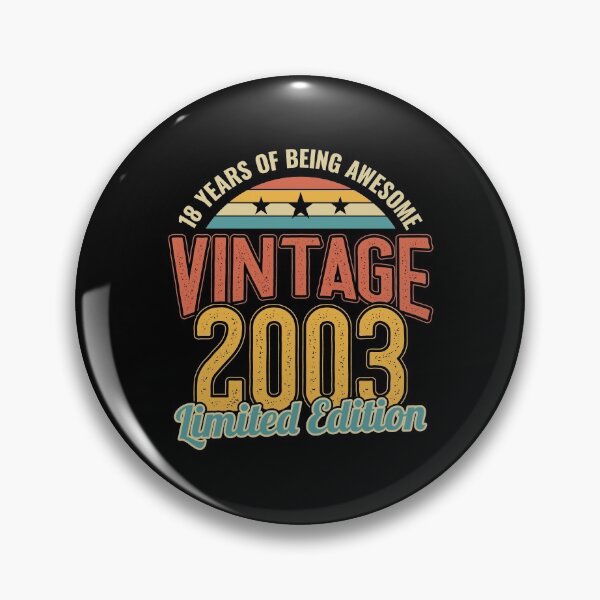 Item preview, 18th Birthday 18 Years of Being Awesome 2003 designed and sold by Hananiah Merch.