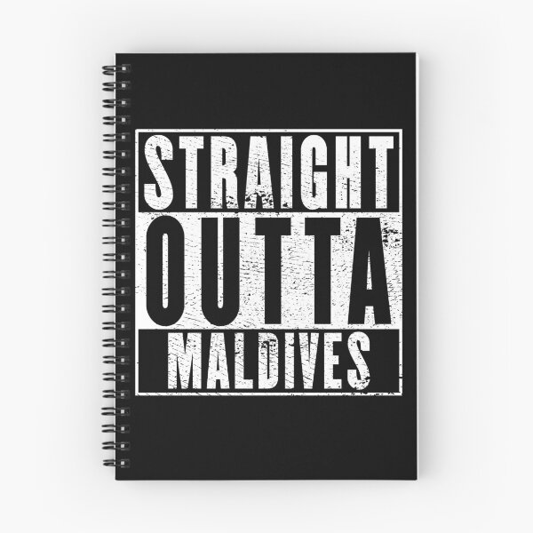 Item preview, Straight Outta Maldives designed and sold by RandomStuffShop.