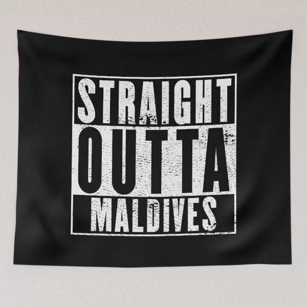 Item preview, Straight Outta Maldives designed and sold by RandomStuffShop.