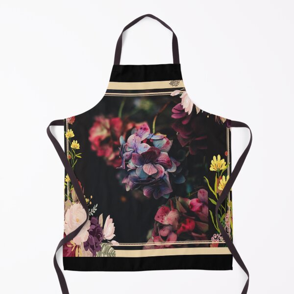 Item preview, Mural of beautiful various flowers on a black background designed and sold by chicsignzodiac.