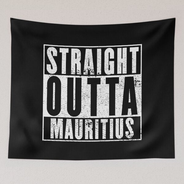 Item preview, Straight Outta Mauritius designed and sold by RandomStuffShop.