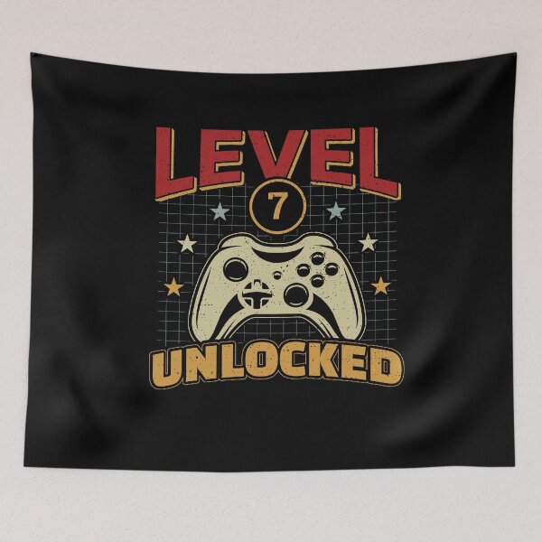 Item preview, 7th Birthday Level 7 Unlocked Video Gamer designed and sold by Hananiah Merch.